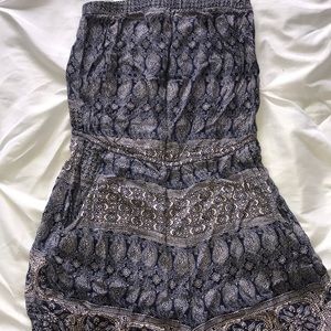 Tub top romper